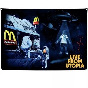 Travis Scott McDonald’s Live From Utopia Flag NEW